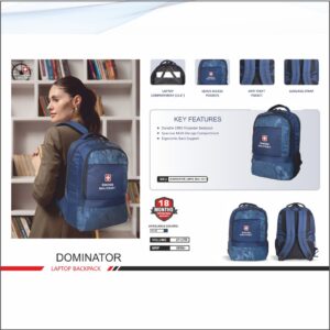 Swiss Military Dominator Laptop Backpack - 21 Ltrs