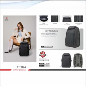 Swiss Military Tetra Laptop Backpack - 27 Ltrs