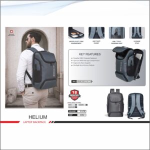 Swiss Military Helium Laptop Backpack - 21 Ltrs