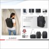 Swiss Military Element Laptop Backpack Cum Sling Bag - 18 Ltrs
