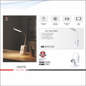 Swiss Military Ignite Desk Lamp