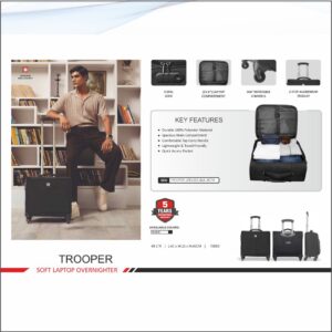 Swiss Military Trooper Soft Laptop Overnighter - 48 ltrs