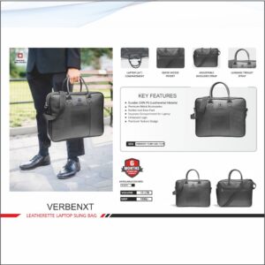Swiss Military Verbenxt Leatherette Laptop Sling Bag