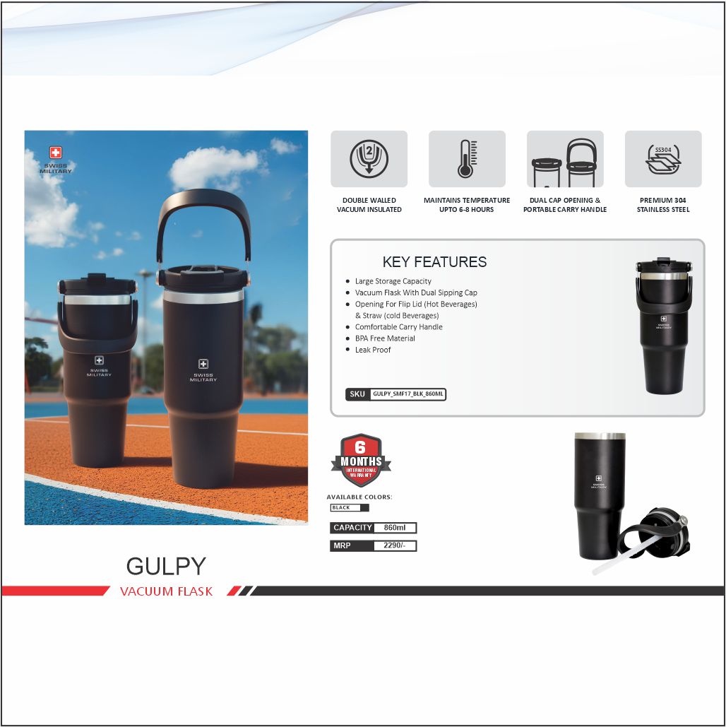 Swiss Military Gulpy Vacuum Flask