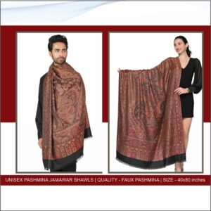 Alternative view of Unisex Pashmina Jamawar Shawls