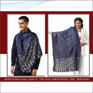 Alternative view of Unisex Fine Wool Kaani Stoles