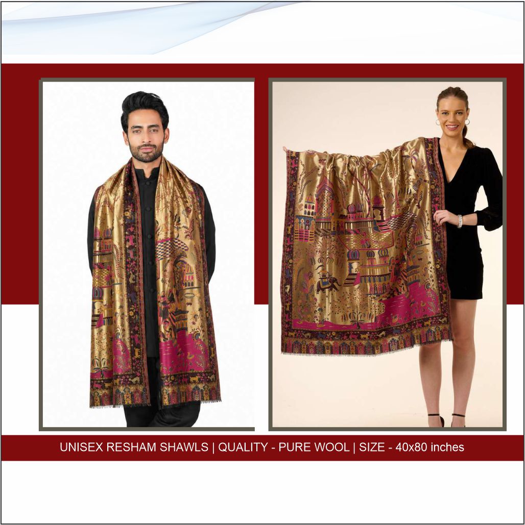 Unisex Resham Shawls