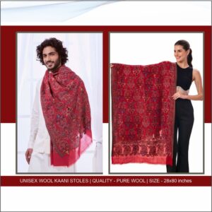 Alternative view of Unisex Pure Wool Kaani Stoles