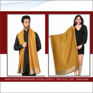 Alternative view of Unisex Wool Resham Basic Stoles