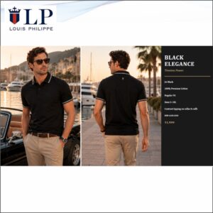 Louis Philipppe Black Elegance Tshirt