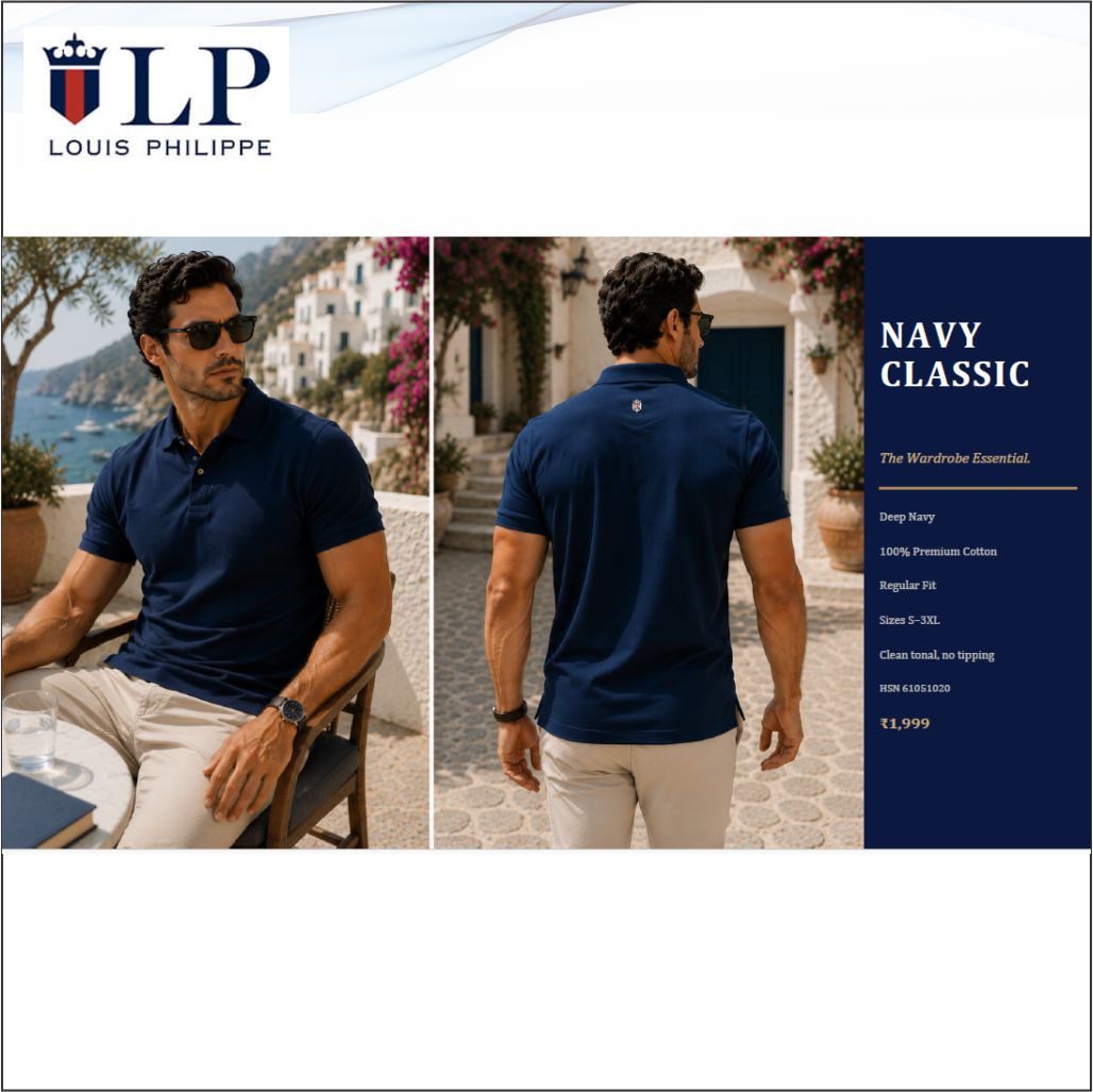 Louis Philipppe Navy Classic Tshirt