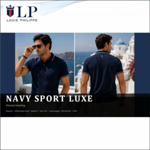 Louis Philipppe Navy Sport Luxe Tshirt