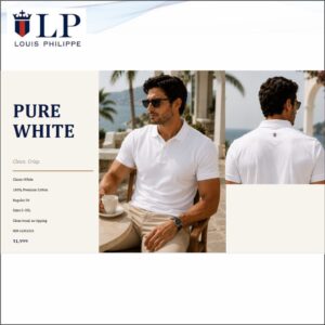 Louis Philipppe Pure White Tshirt